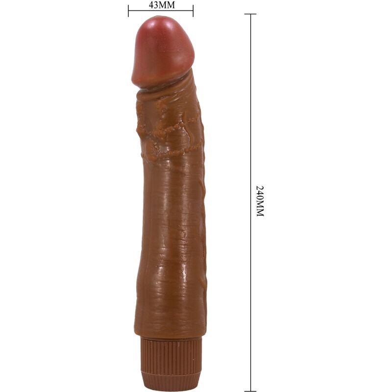 Baile - dybbuk realistic vibrator 24 cm mulatto 3