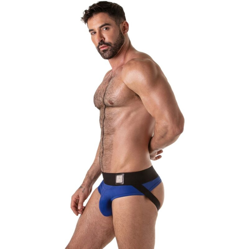 Locker gear - wide waistband jock brief blue xl