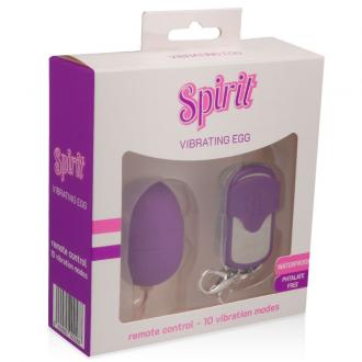 Spirit Small Vibrating Egg Remote  Purple