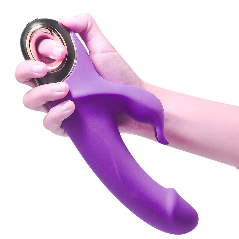 Armony - Meteror Dildo Vibrator Rabbit Rotator Purple 3