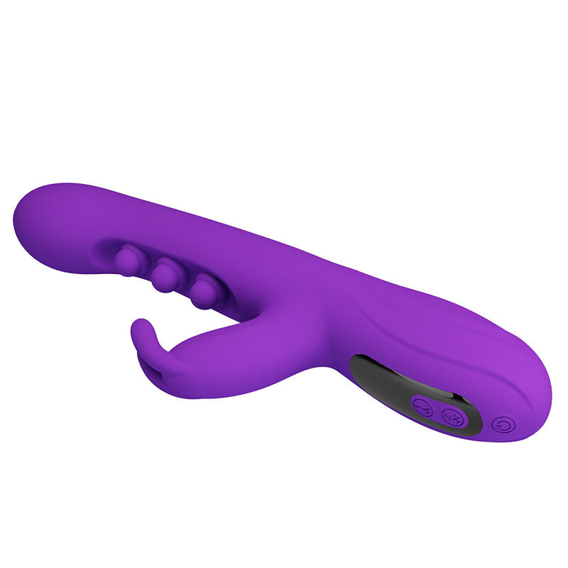 Pretty love - sabien rabbit vibrator with tapping stimulation and purple led 3