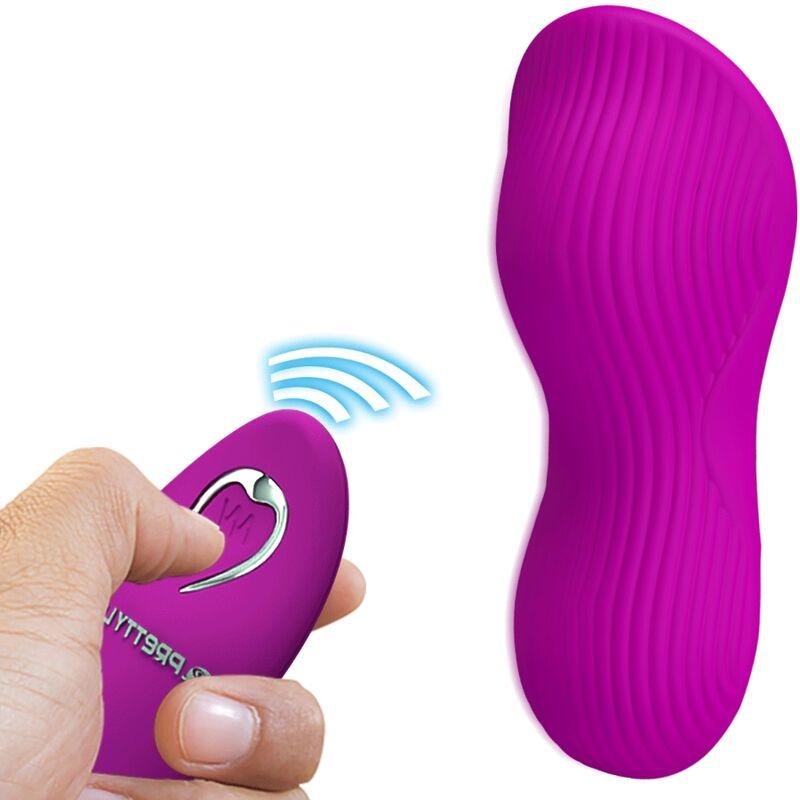 Pretty love - romario lay-on clitoris stimulator remote control pink 1