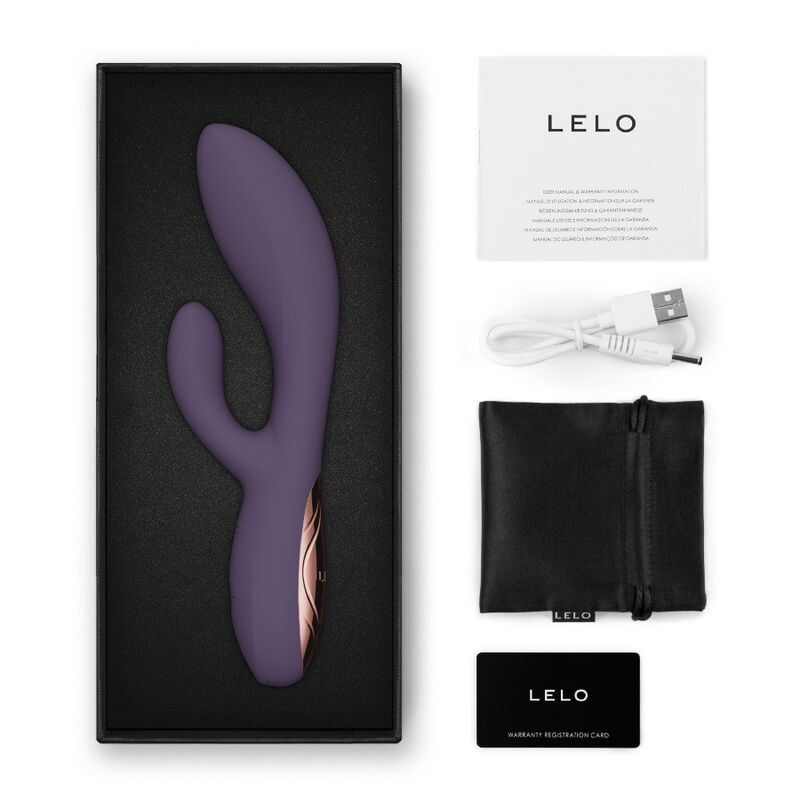 Lelo - ina thrust rabbit thrusting vibrator purple 10