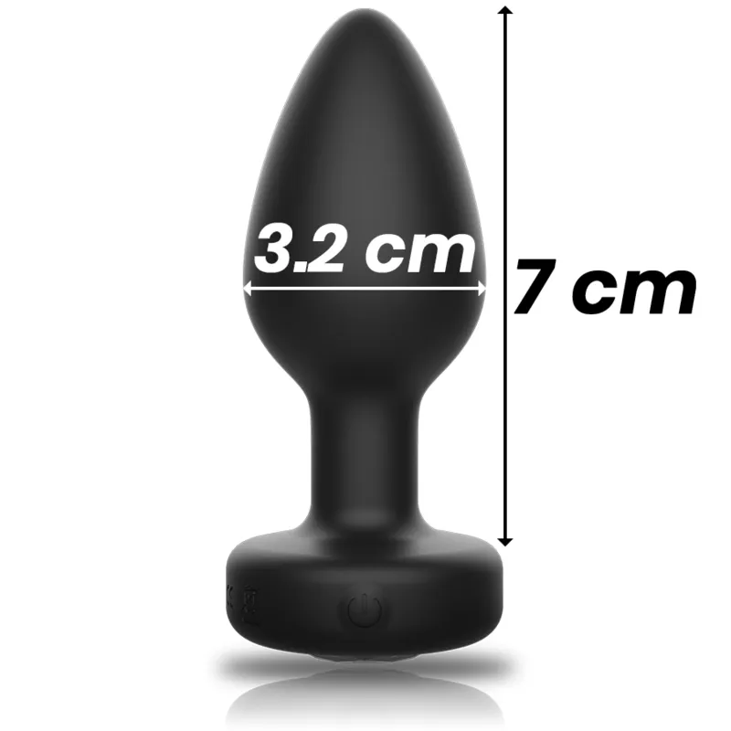 Ibiza - Remote Control Anal Plug Size M - Vibračný Análny Kolík 3