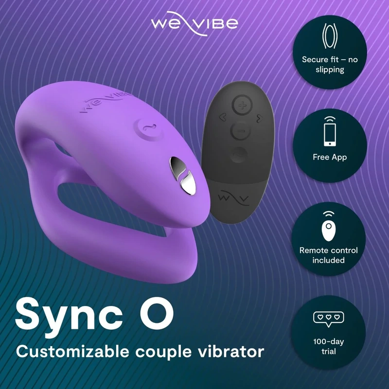We-vibe - sync o wrapping-stimulation couples vibrator light purple 2