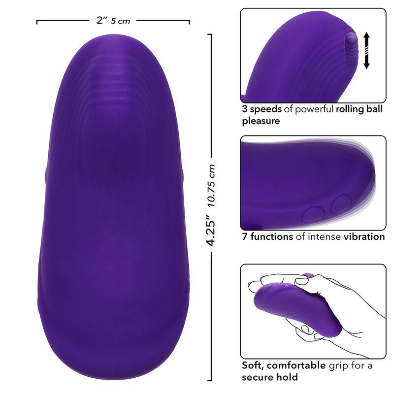 Calexotics - Envy Handheld Rolling Ball Massager 7 Vibrations Purple 7