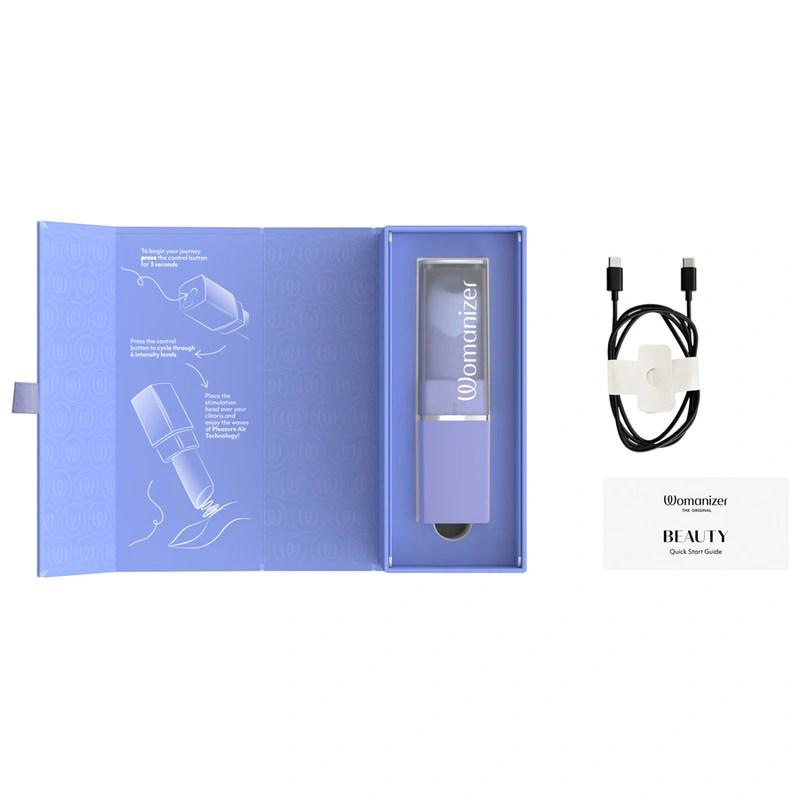 Womanizer - beauty suction clitoral stimulator 6 intensity levels lilac 5