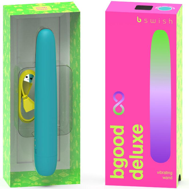 B Swish - Bgood Infinite Deluxe Silicone Rechargeable Vibrator Sea Foam 1
