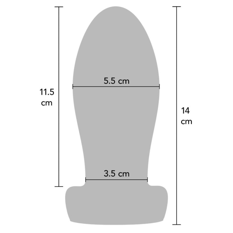 Hidden desire - extreme heavy anal stretcher plug medium 3