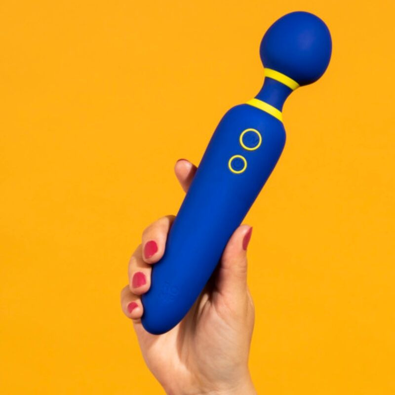 Romp - flip vibrating wand silent 10 modes blue 10