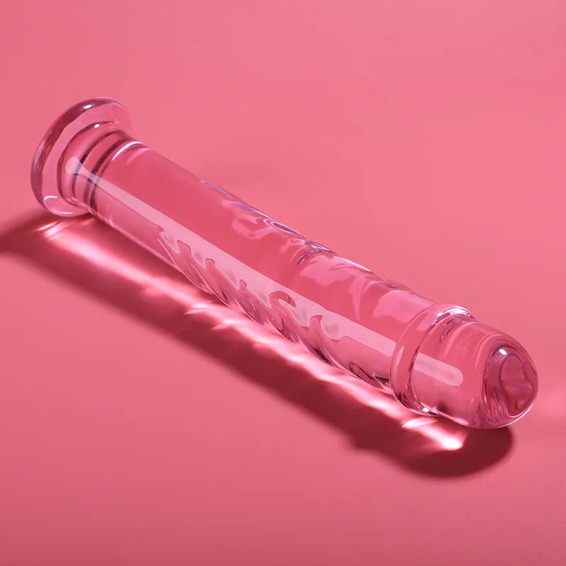 Nebula Series By Ibiza - Model 16 Dildo Borosilicate Glass 18.5 X 3 Cm Pink