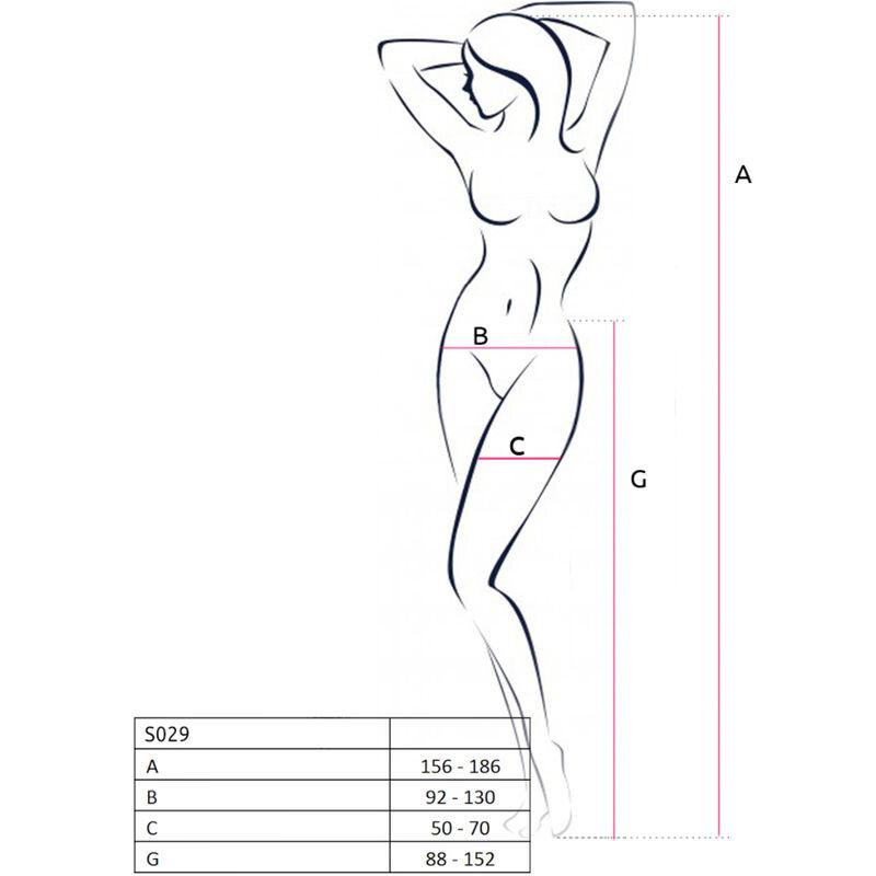 Passion - S029 Strip Panty White One Size 4