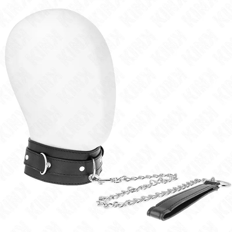 Kink - Collar With Belt 65 Cm With Strap Black 54 X 4.5 Cm 1
