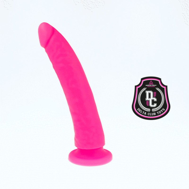 Delta club - toys pink dildo medical silicone 20 cm -o- 4 cm 2
