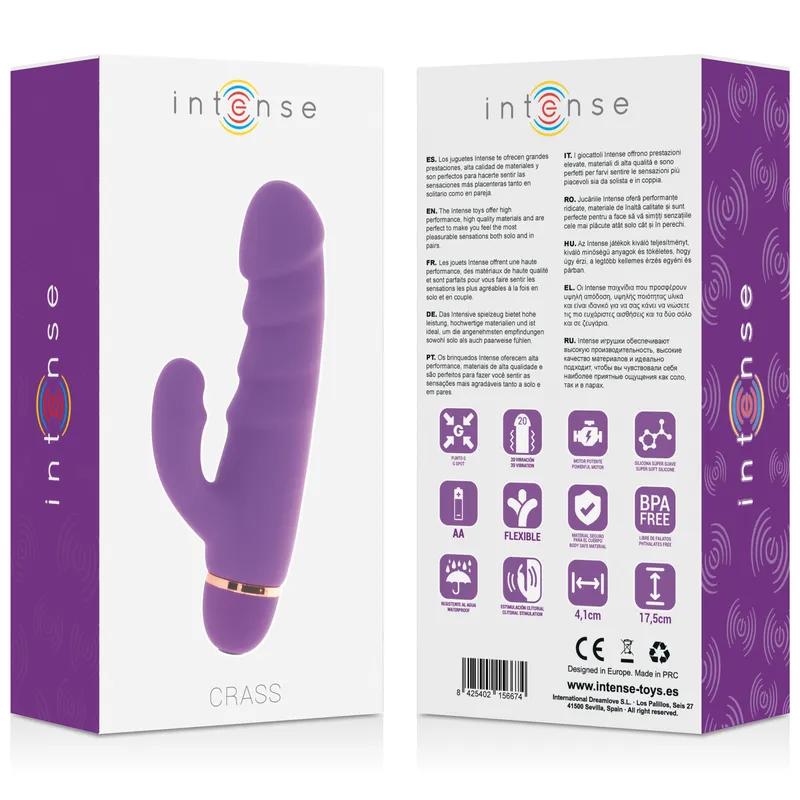 Intense Crass 20 Speeds Silicone Purple 5