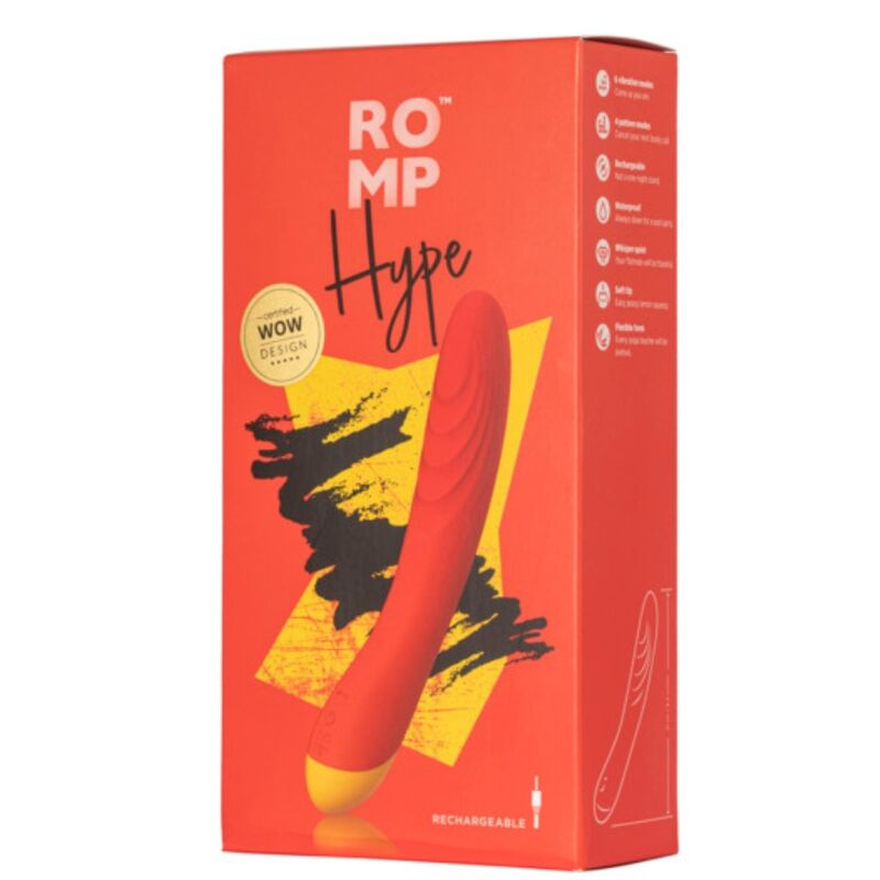 Romp - hype multifunction g-spot vibrator red 5