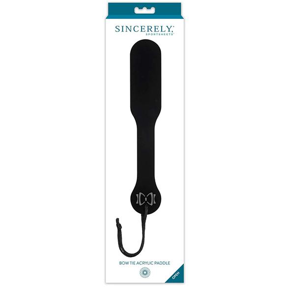 Sportsheets - Sincerely Bow Tie Acrylic Paddle 3