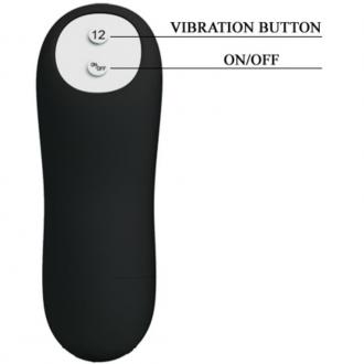 Pretty Love Bottom Silicone Anal Plug Penis Design 12 Modes