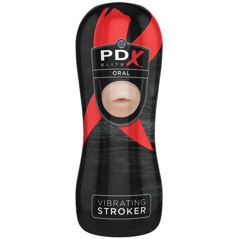 Pdx Elite Vibrating Oral Stroker - Masturbátor