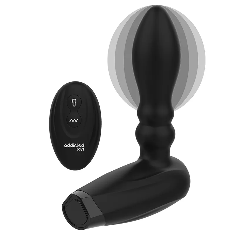 Addicted Toys Inflatable Remote Control Plug - 10 Modes Of Vibration