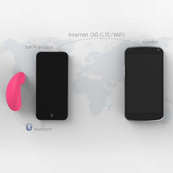 Vibease - Iphone & android Vibrator Version Pink 3