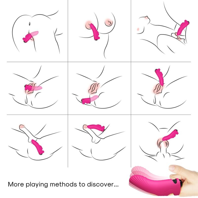 Armony - aurora vibrator finger fuchsia 1