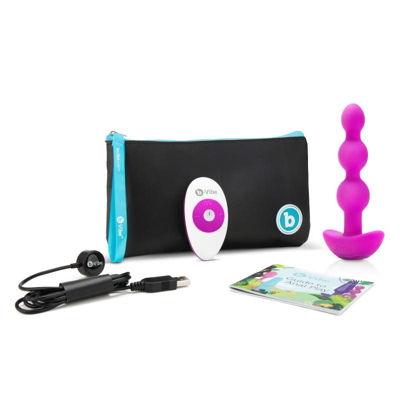 B-Vibe - Triplet Anal Beads Fuchsia 8