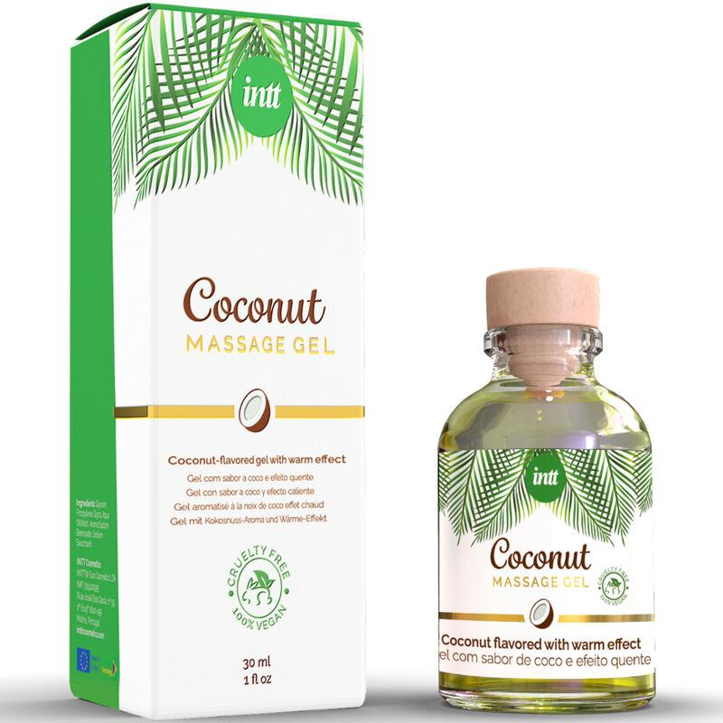 Intt - Vegan Massage Gel With Coconut Flavor And Heating Effect 1