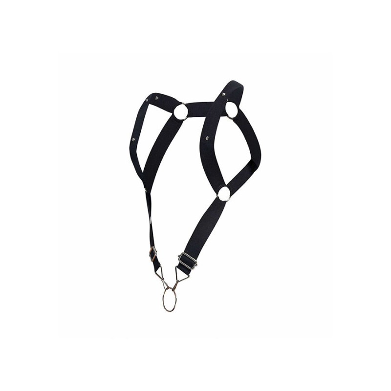 Mob - dngeon harness with straight back black one size 7
