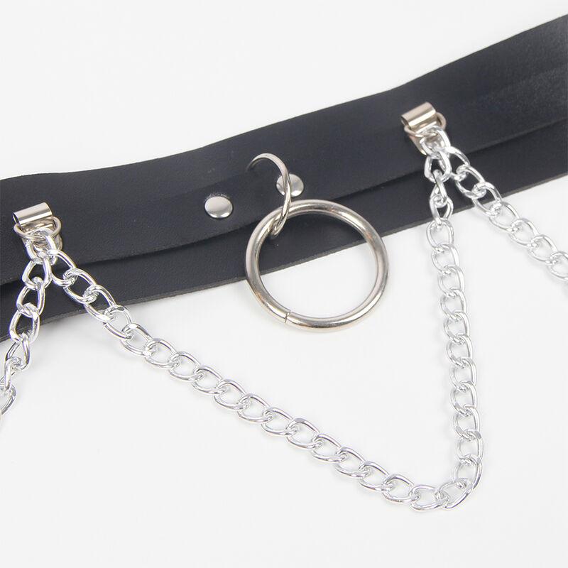 Subblime - Belt And Garter Harness With Rings And Chaindetail One Size 5