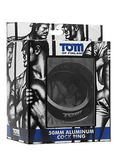 Tom Of Finland Aluminium Cock Ring 50mm