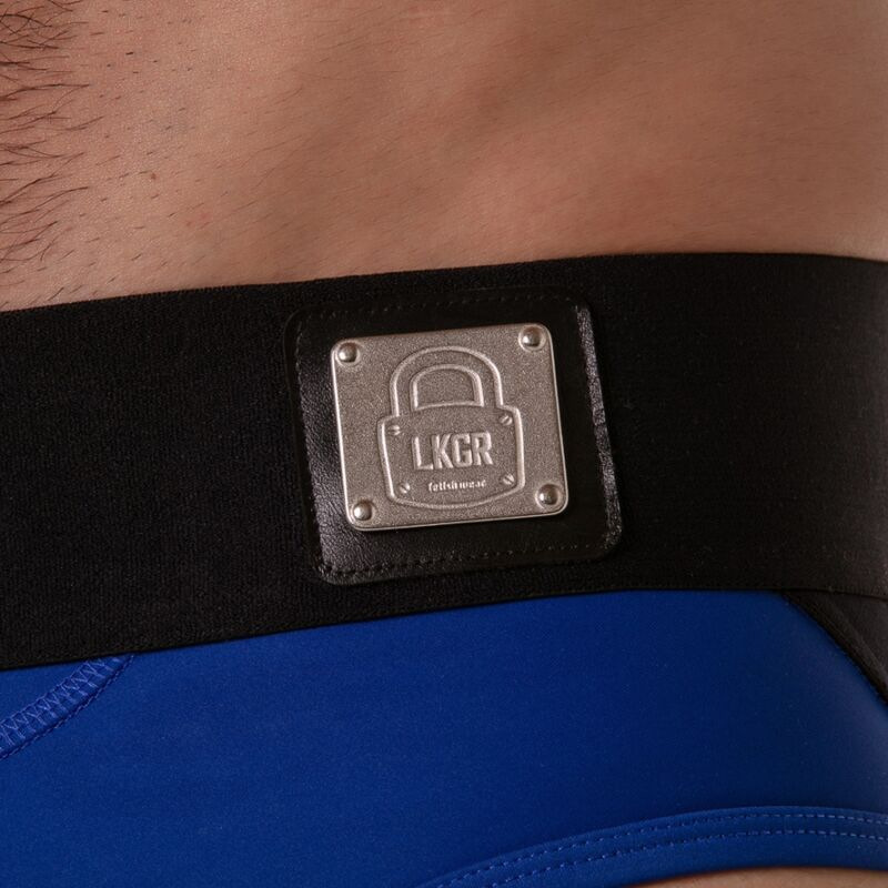 Locker gear - wide waistband jock brief blue xl 2