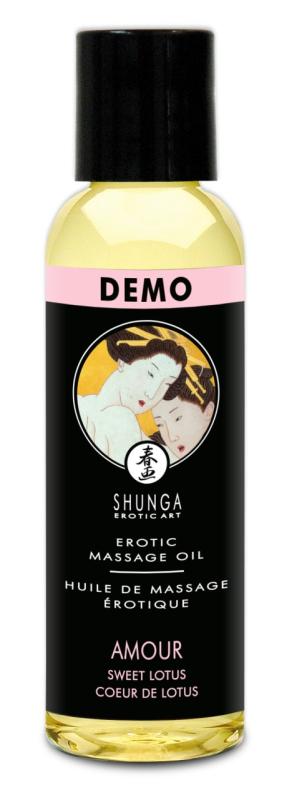 Shunga Massage Oil Sweet Lotus (Sladký Lotos) 60ml - Masážny Olej