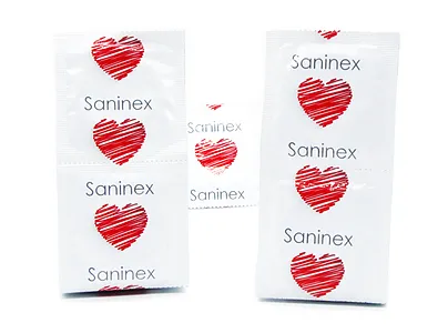 Saninex Condoms Retardant Tea Condoms 144  Units