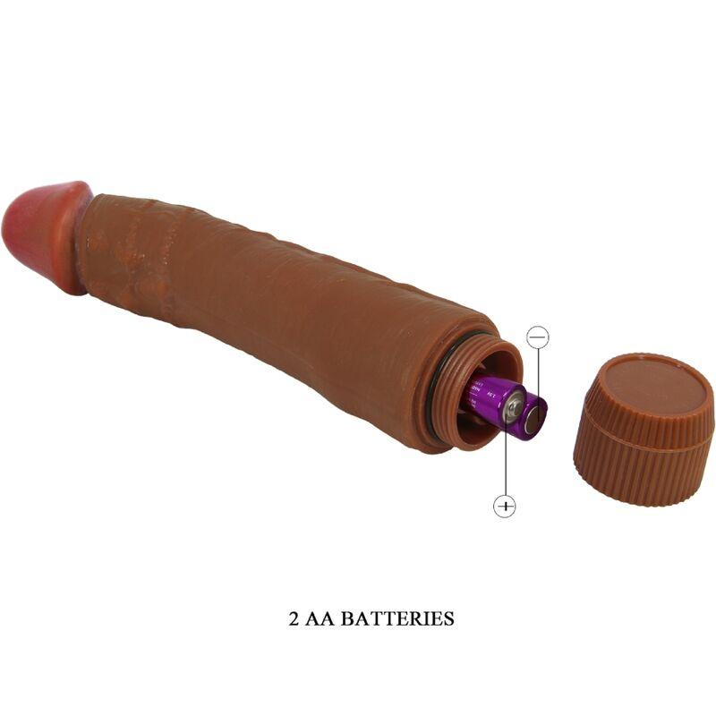 Baile - dybbuk realistic vibrator 24 cm mulatto 2