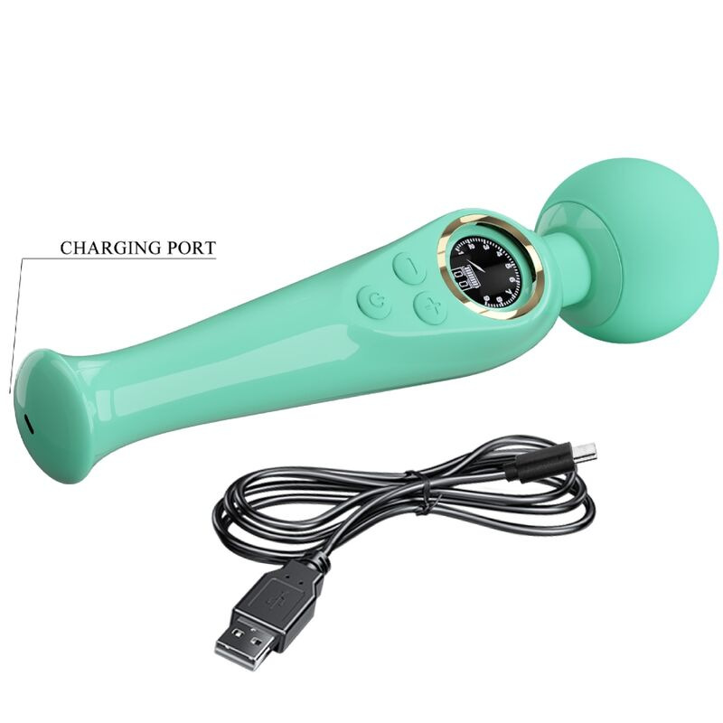Pretty love - skyler green wand vibrator 5