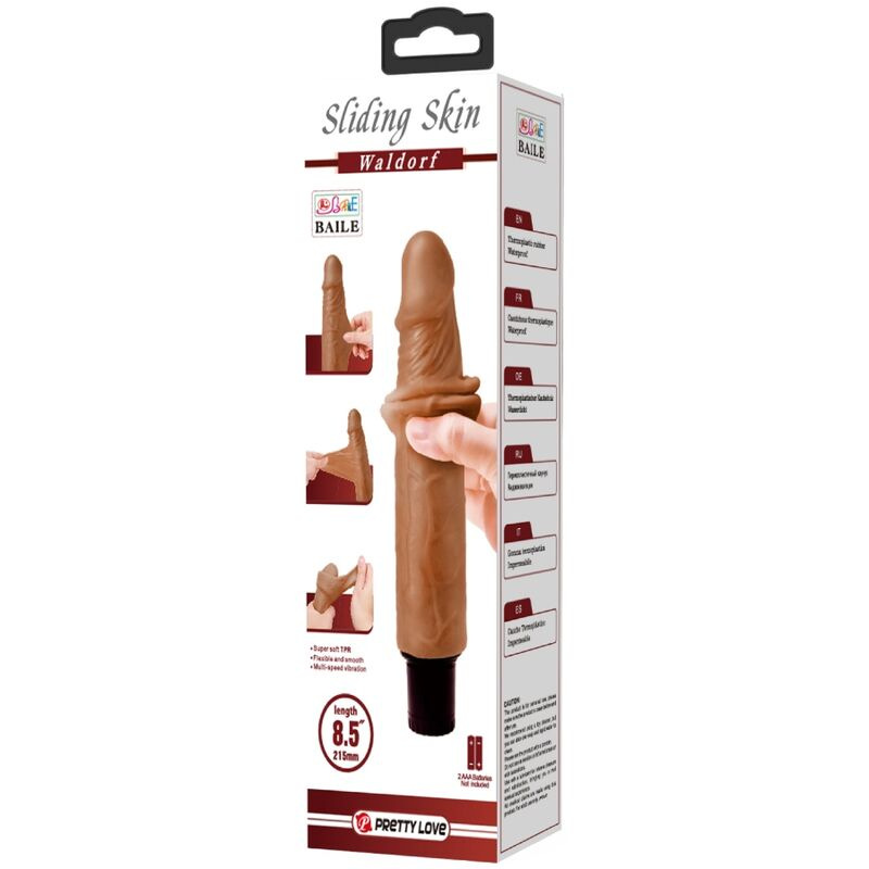 Pretty love - waldorf realistic vibrator 18 cm -o- 4 cm 9