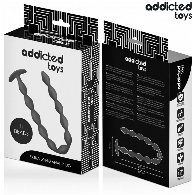 Addicted toys - extra long silicone anal plug 5