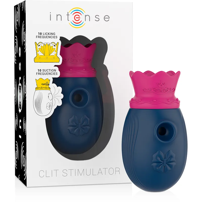 Intense Clit Stimulator 10 Licking And Suction Frequencies -