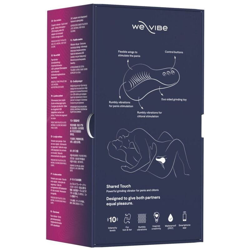 We-vibe - shared touch double-sided couples vibrator purple 15