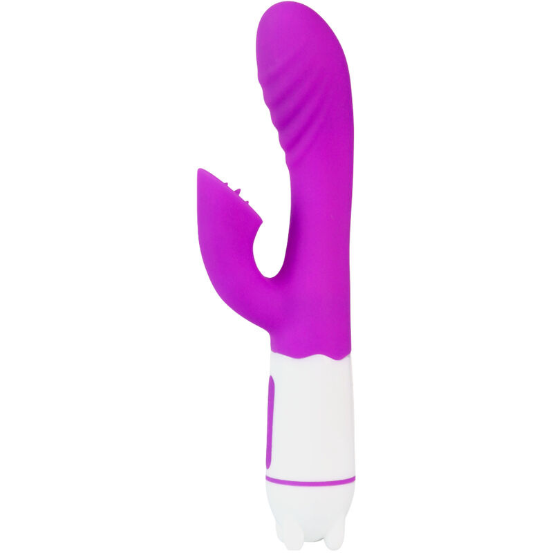 Armony - happy vibrator & stimulator with violet rechargeable tongue