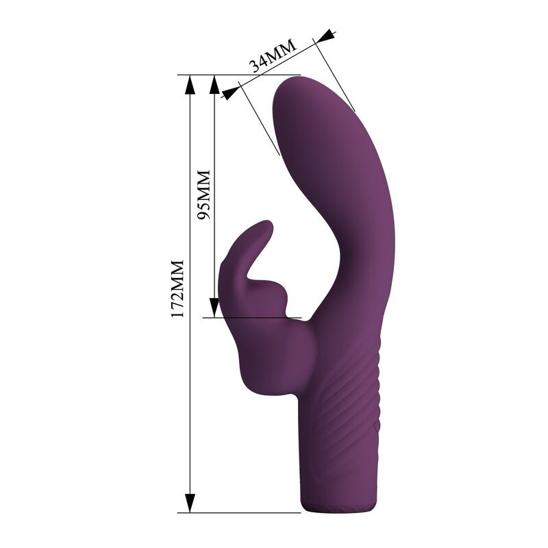 Pretty love - olivia rechargeable rabbit vibrator 10 functions 7