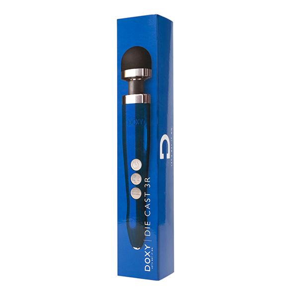 Doxy - Die Cast 3r Rechargeable Wand Massager Blue Flame 14
