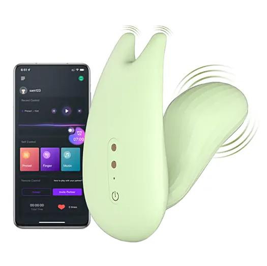 Magic Motion – umi smart wearable dual motor vibrator green