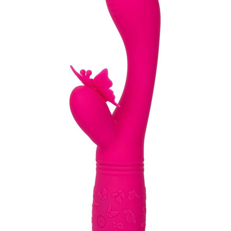 California Exotics Butterfly Kiss Flutter Pink 5