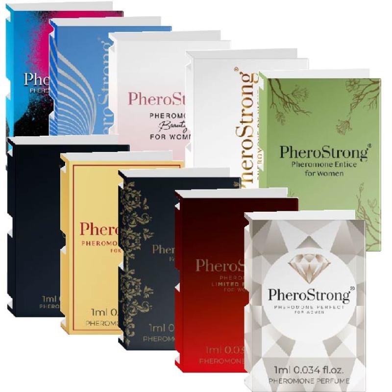 Pherostrong - Pheromone Perfume For Woman 10 x 1ml, Parfum s Fermónmi