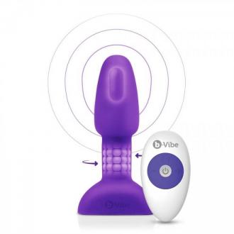 B-Vibe  Rimming Petite Remote Control Plug Purple