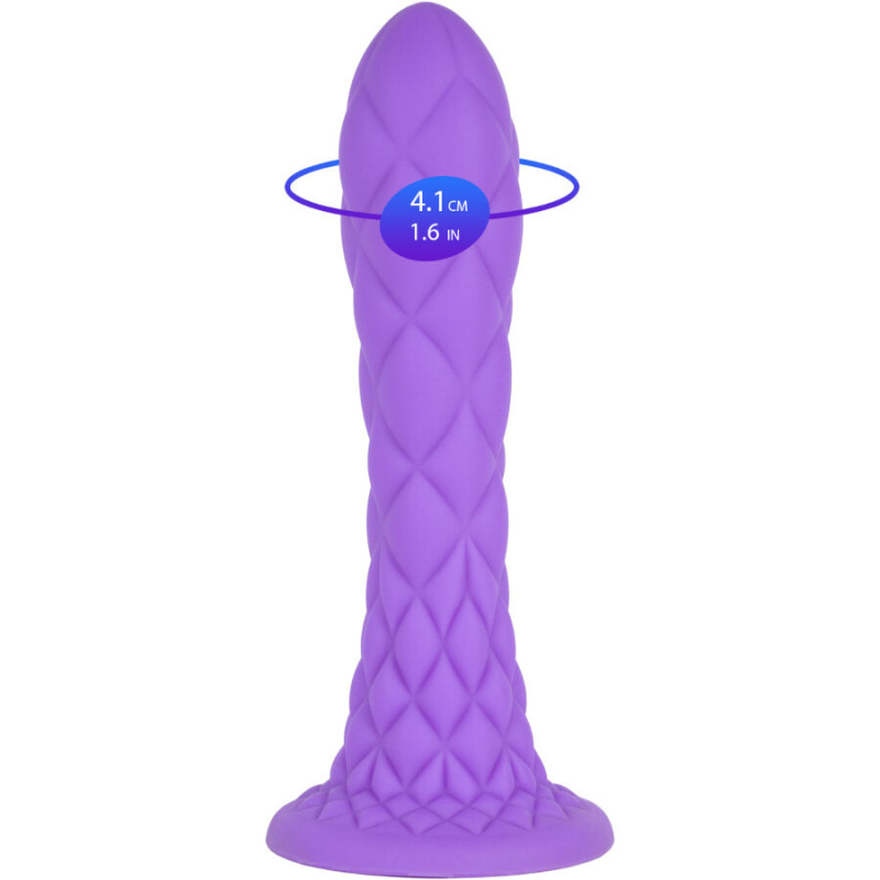 Silexd - dreamy dildo fantasy liquid silicone thermoreactive violet 18.5 cm 6