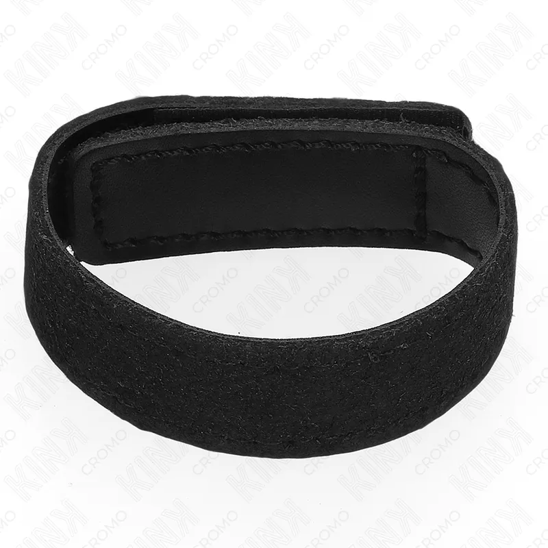 Kink - leather penis ring with velcro closure 20 x 2 cm