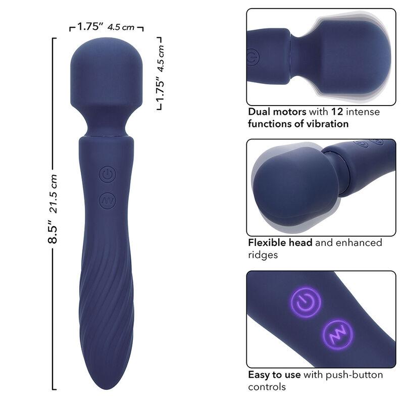 Calexotics - charisma mystique massager dual motors 12 functions 20,5 cm x 4.5 cm purple 7